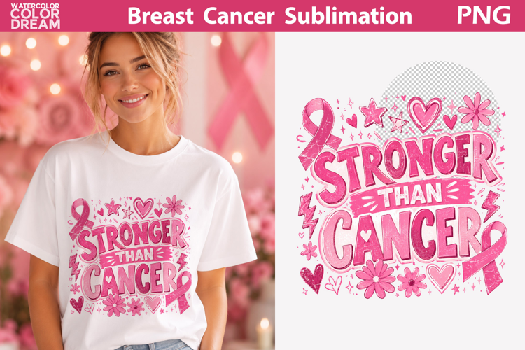 Breast Cancer Quote | T Shirt Sublimation