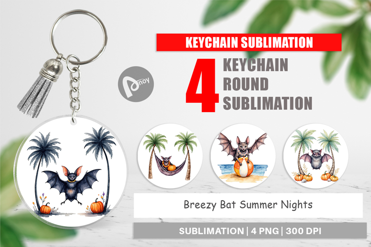Keychain Breezy Bat Nights