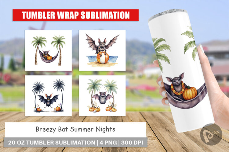 Tumbler Breezy Bat Nights example image 1