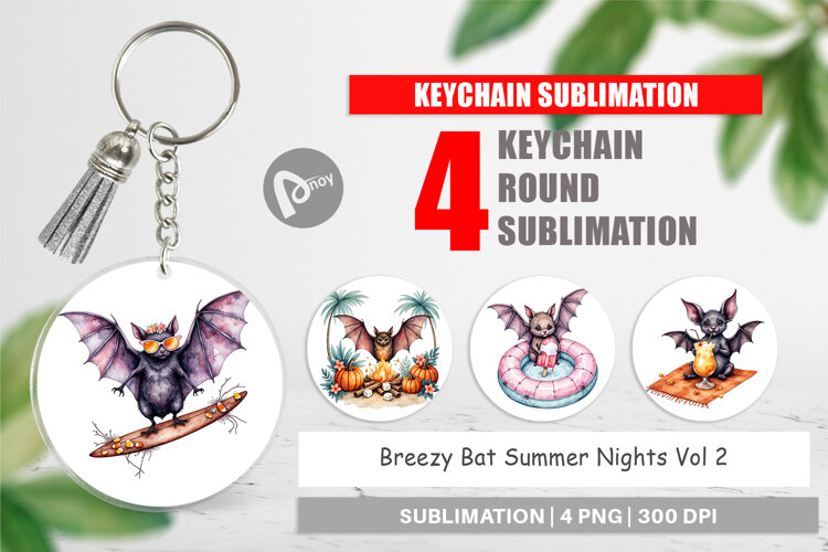 Keychain Breezy Bat Nights example image 1