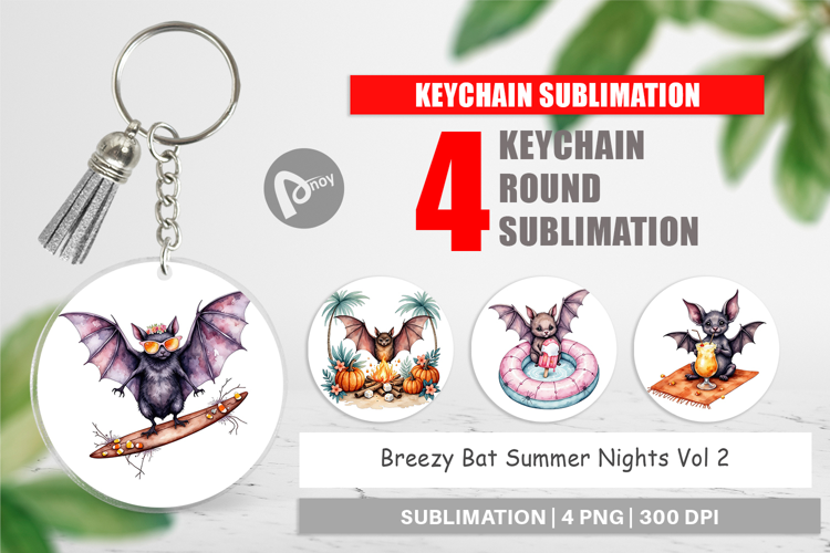 Keychain Breezy Bat Nights