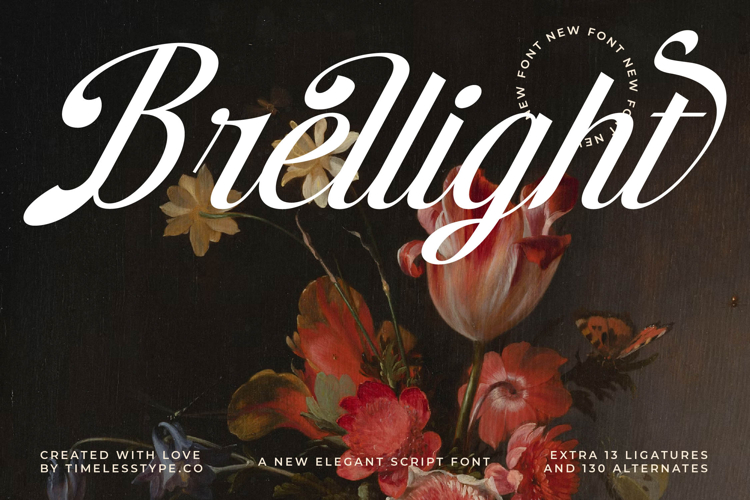 Brellight - New Elegant Script Font