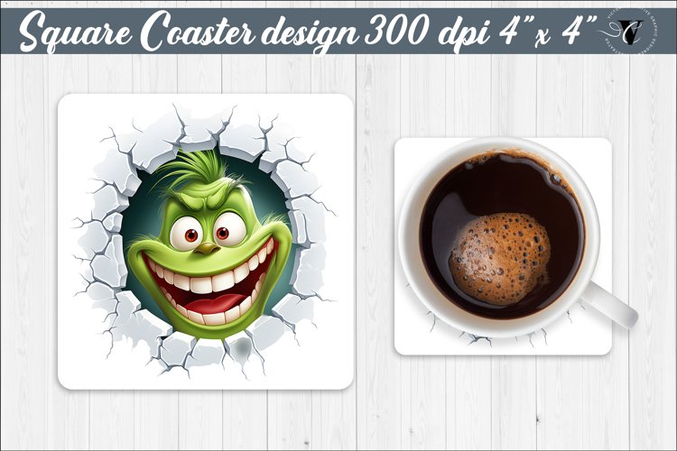 Square Coaster | 3D sublimation