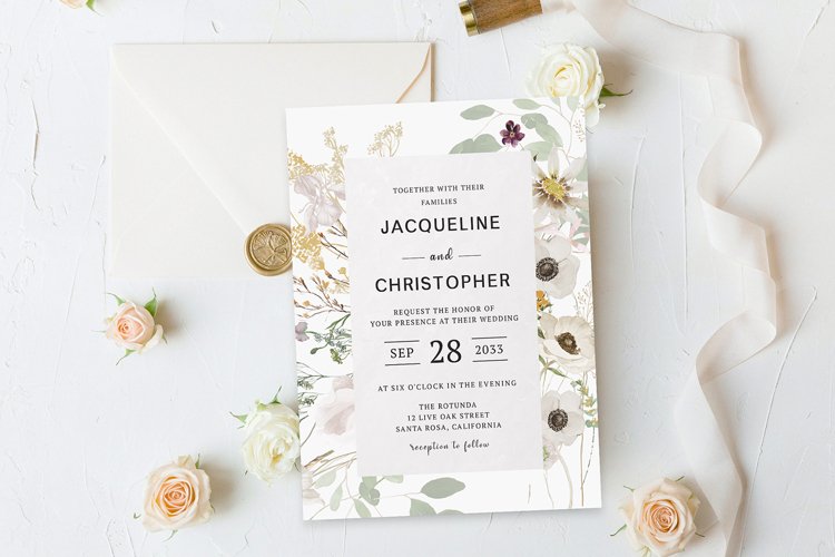 Editable Wedding Invitation Templates Image 3