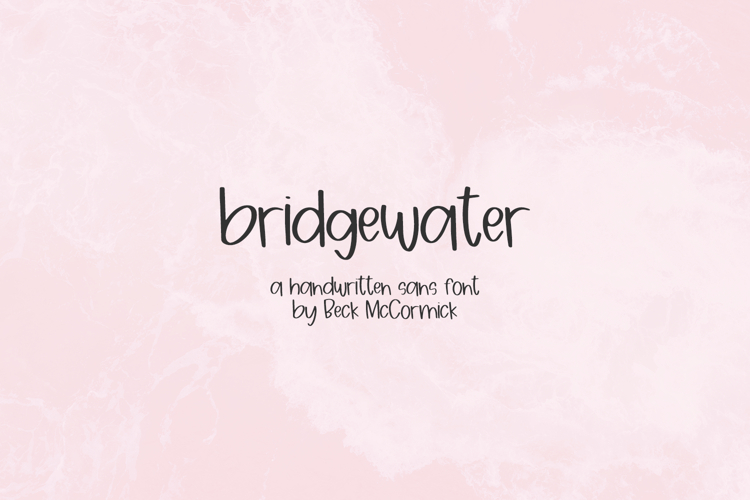 Bridgewater Sans Font