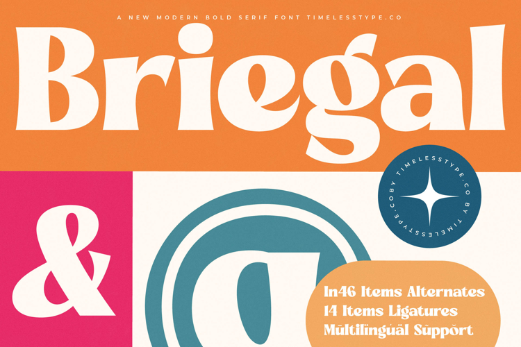 Briegal - New Modern Bold Serif