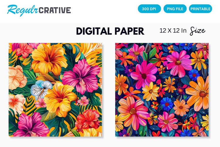Summer Digital Paper Image 3