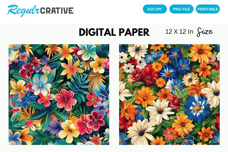Summer Digital Paper Image 23