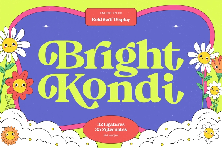 Bright Kondi Bold Serif Display