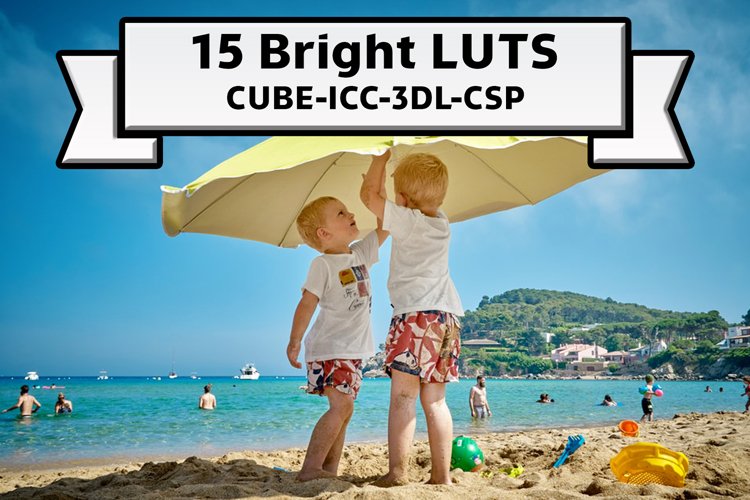 Bright LUT filter pack color table collection example image 1