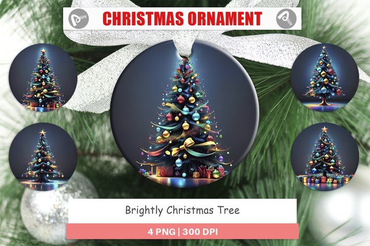 Christmas Ornaments Bright Christmas Tree
