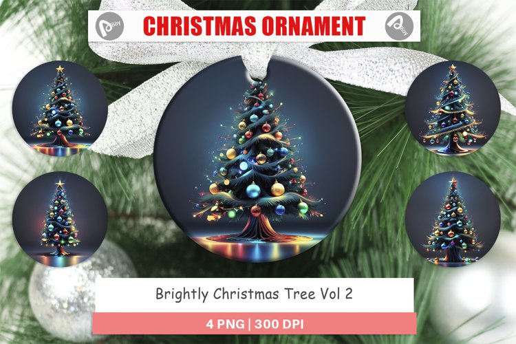 Christmas Ornaments Bright Christmas Tree