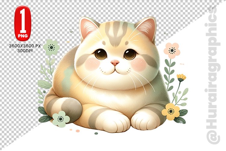 Cute Cat Clipart Image 20