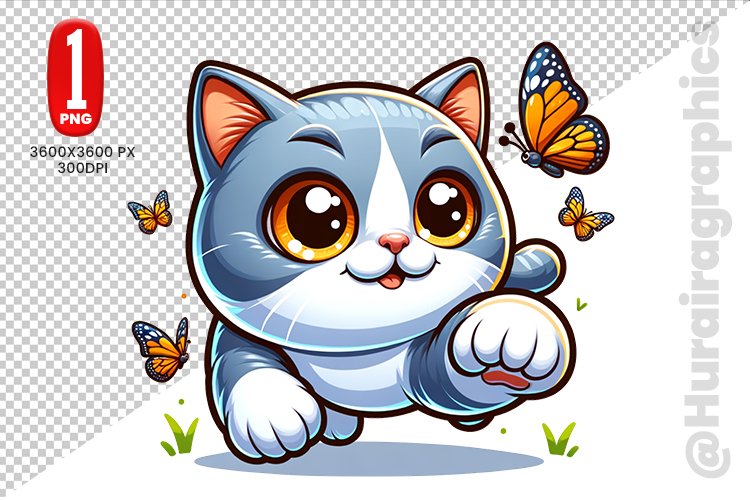Cute Cat Clipart Image 19