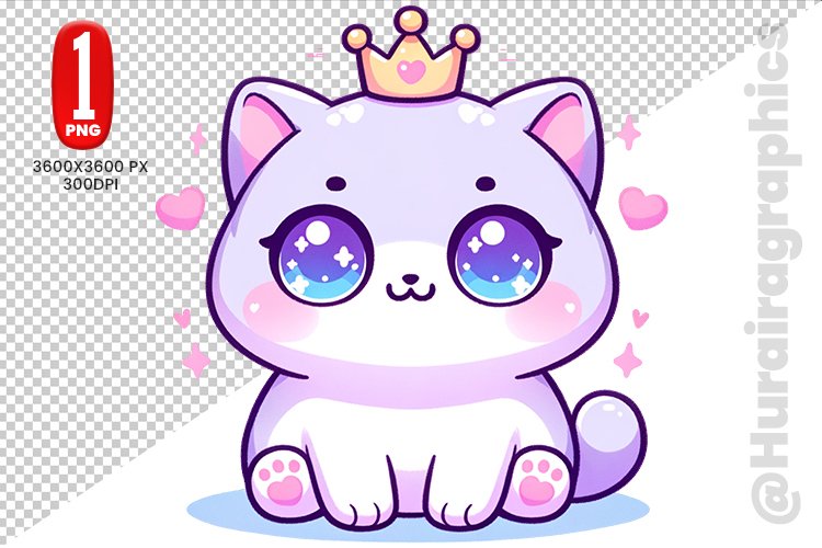 Cute Cat Clipart Image 22