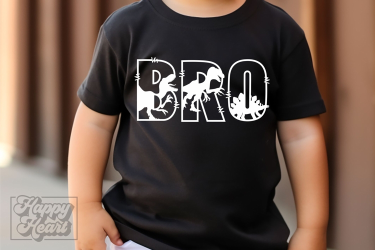 Brother Saurus SVG - Dinosaur Birthday Clipart Bro Dino PNG