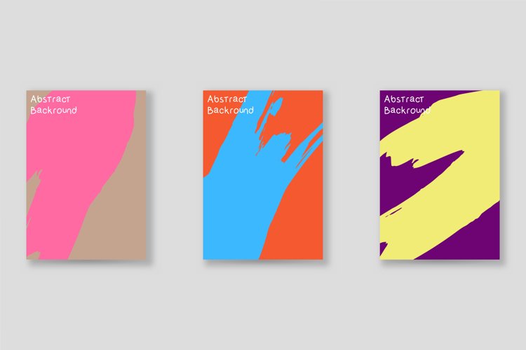 Bright abstract grunge splatter brochure or cover vector