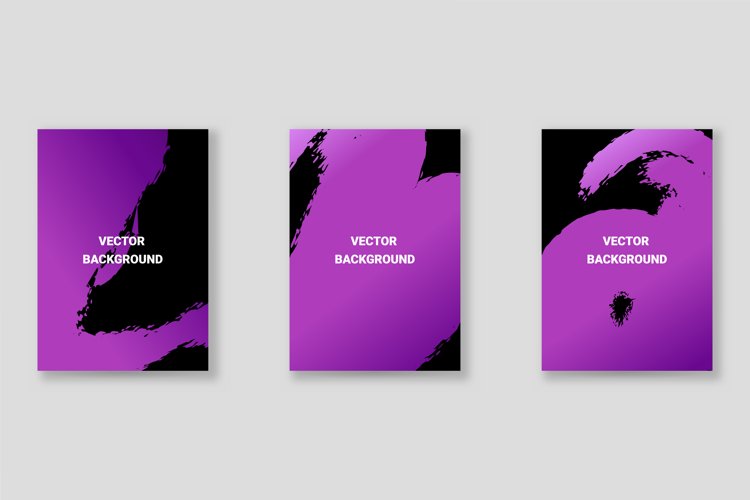 Bright abstract grunge splatter brochure or cover vector