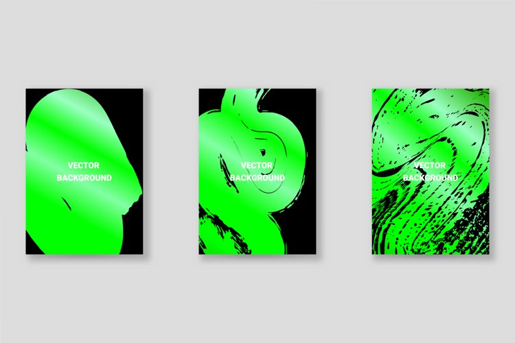 Bright abstract grunge splatter brochure or cover vector