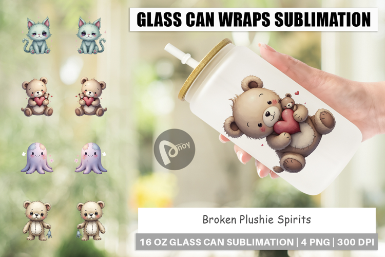 Glass Can Broken Plushie Spirits