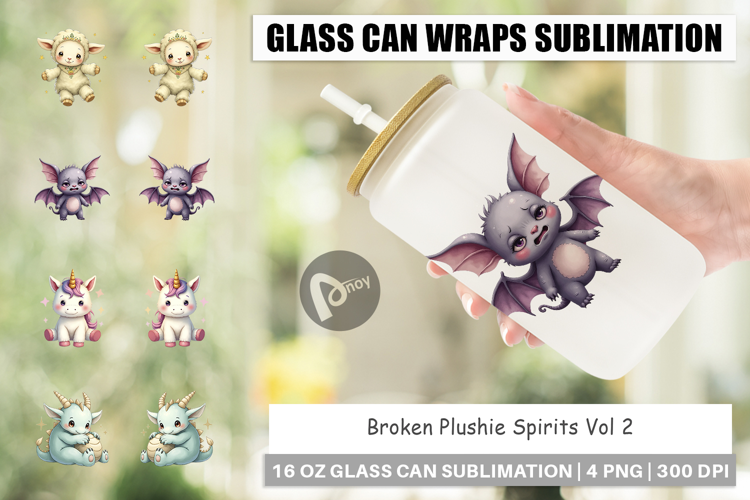 Glass Can Broken Plushie Spirits