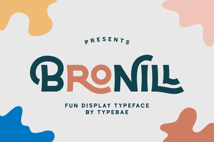 Bronill Playful Display Typeface