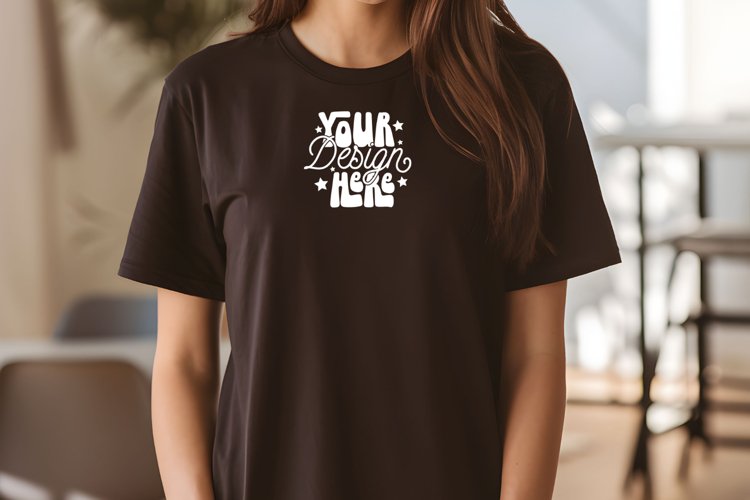 White Tshirt Mockup Image 12