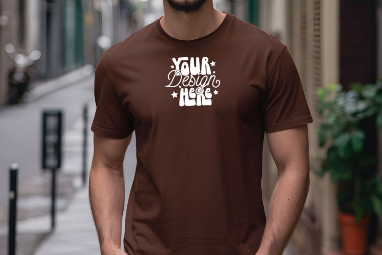 White Tshirt Mockup Image 10