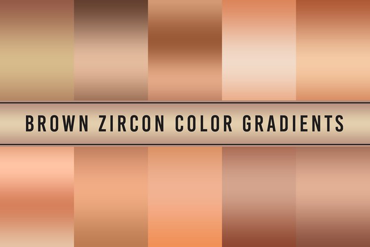 Brown Zircon Color Gradients example image 1