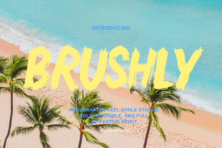 Brushly - Handcrafted Brush Font