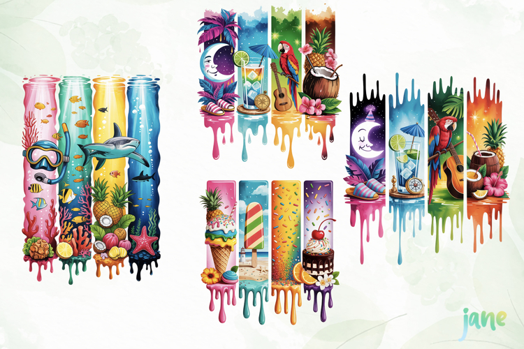 Brushstroke Summer Sublimation