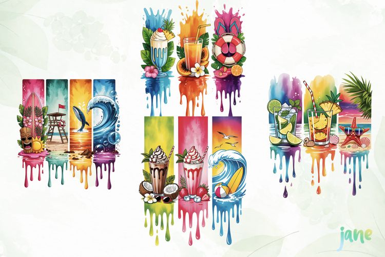 Brushstroke Summer Sublimation