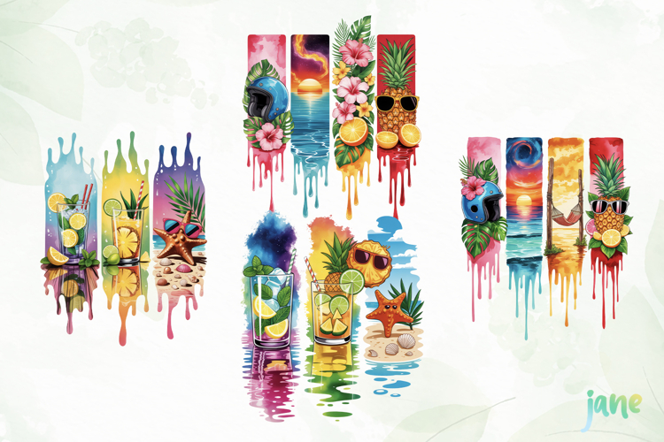 Brushstroke Summer Sublimation