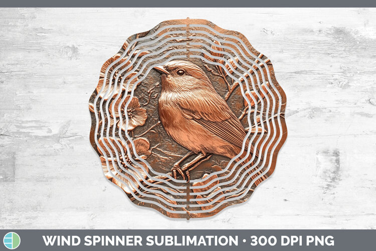 GorgeousBS01 Copper Relief Wind Spinner design.
