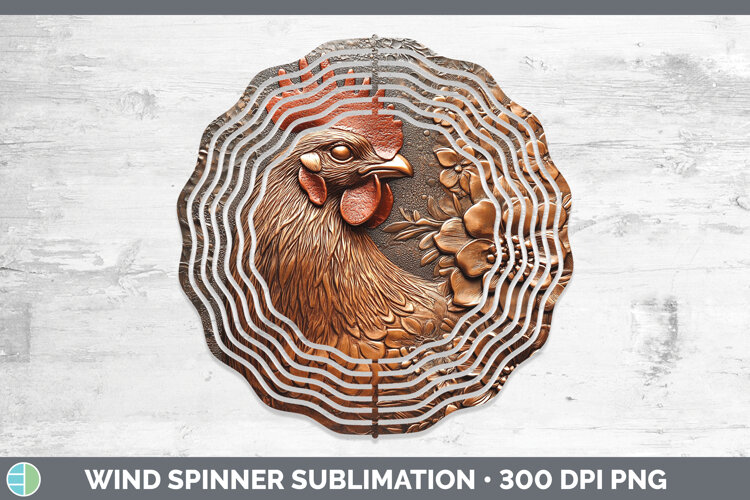 GorgeousBS01 Copper Relief Wind Spinner design.