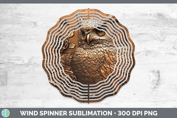 GorgeousBS01 Copper Relief Wind Spinner design.