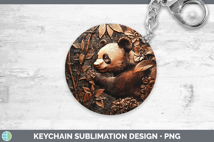 GorgeousBS01 Copper Relief Keychain design.