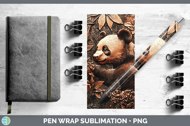 GorgeousBS01 Copper Relief Pen Wrap design.