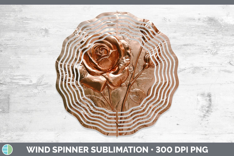 GorgeousBS01 Copper Relief Wind Spinner design.