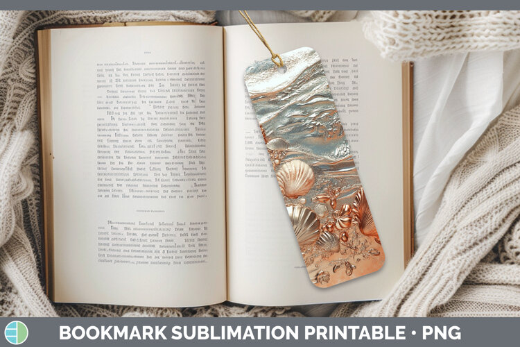 GorgeousBS01 Copper Relief Bookmark design.