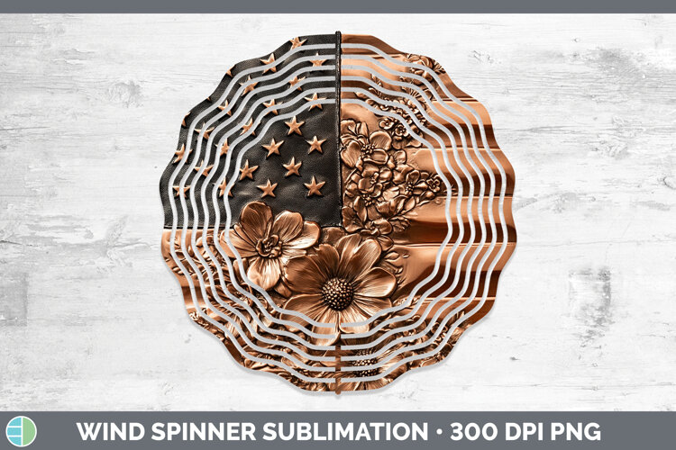 GorgeousBS01 Copper Relief Wind Spinner design.
