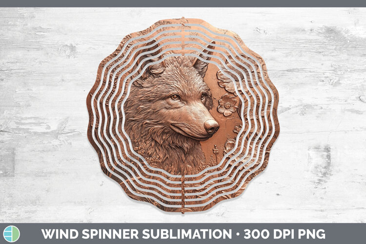 GorgeousBS01 Copper Relief Wind Spinner design.