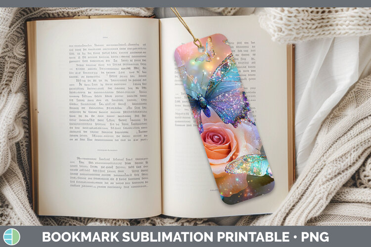 GorgeousBS01 Glitter Bookmark design.