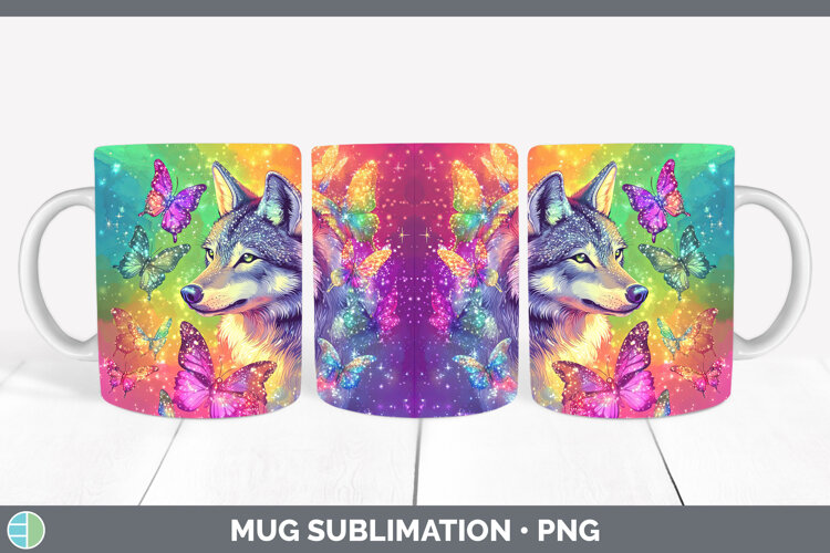 GorgeousBS01 Glitter Mug Wrap design.