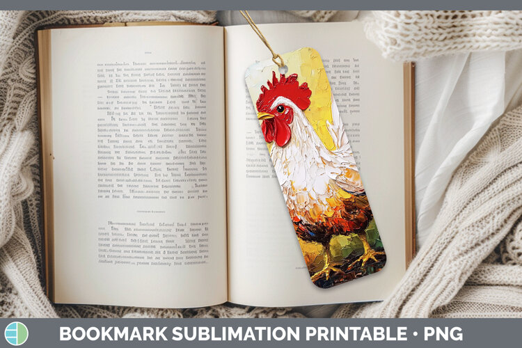 GorgeousBS01 Thick Paint Bookmark design.