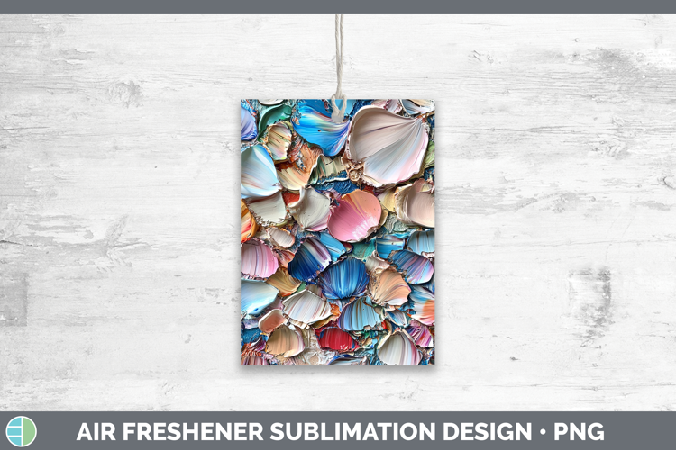 BS01 Thick Paint Seashell Air Freshener Sublimation Car Fres