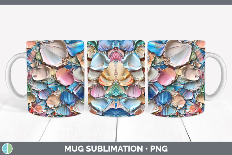 GorgeousBS01 Thick Paint Mug Wrap design.