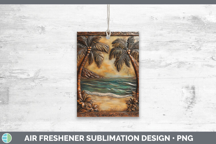 GorgeousBS01 Tooled Leather Air Freshener design.