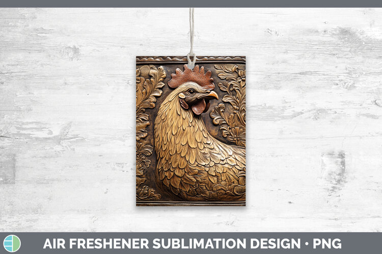GorgeousBS01 Tooled Leather Air Freshener design.