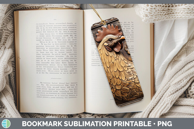 GorgeousBS01 Tooled Leather Bookmark design.